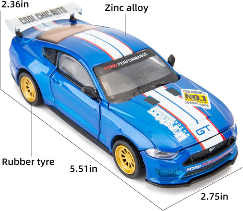 1/42 Ford Mustangs Car Model, Take Apart Assembled Car, DIY Educational Building Toys for Children