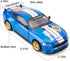 1/42 Ford Mustangs Car Model, Take Apart Assembled Car, DIY Educational Building Toys for Children