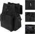 HAMPPLIES Backpack Diaper Bag for Moms with Drawstring Closure, Black Diaper Bag with Wet and Dry Separation, Large