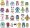 Maydahui 2 Sheets (31 Count) Removable Clothing Decals, 11 Inch Boys Girls Clothing Sort Wall Sticker for Wardrobe