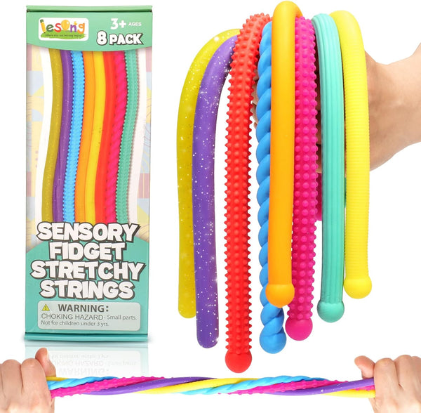 Sensory Autism Toys for Kids - Textured Stretchy Fidget Toys for Stress
