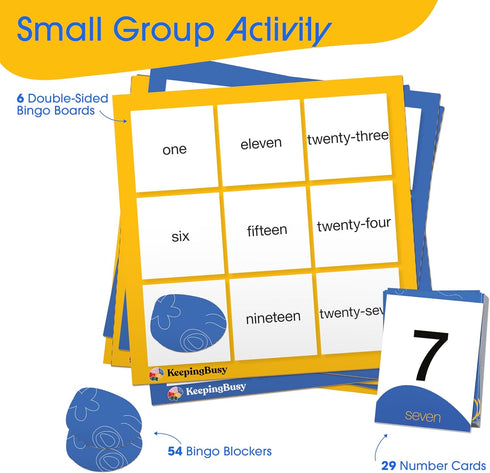 Keeping Busy Bingo Dementia Activities for Seniors | Cards, Chips & 6 Board Set for Elderly Games