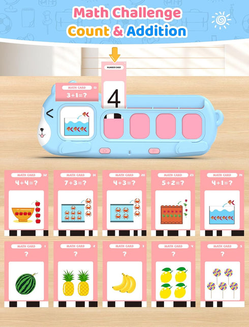 QuTZ Talking Phonics Flash Cards, Mastering Numbers and Letter Sounds, Preschool Learning Activities for Toddlers