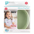 Bumkins Baby Bowl, Silicone Suction for Babies, Toddlers, Kids, Baby Led Weaning, Feeding Essentials, Platinum