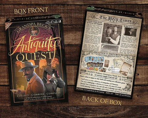 Set Assets 2-8 10+. Grandpa Beck's Games Antiquity Quest | Collection Card Game from, The Creators of Cover Your |