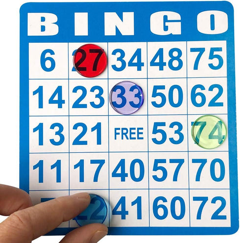Yuanhe 100 Bingo Game Cards Set - Kids Party Paper Card Games for School Classroom Family Gathering Activity