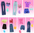 17 11.5 Inch 7 Sets 2 5 1 BARWA Pcs Doll Clothes and Accessories for Girl Dolls Including Fashion Floral Skirts