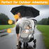 Eiszhjk Rain Cover Compatible with Nuna Stroller - Waterproof Stroller Rain Cover, Windproof Travel Weather Shield