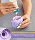 Sunscreen Applicator for Kids, BPA Free Refillable Roll on Sponge Sunscreen, Perfect Size for Travel, 1.9fl oz, Purple