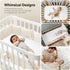 28" 52", 100% Stretchy Fitted Crib Sheets, Muslin Crib Bed Sheets for Babies by Super Soft and Comfortable Cotton Bed
