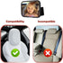 360 Funbliss Baby Car Mirror for Fixed Headrest, Compatible with Tesla Car Mirror for Baby and Other Models, Rotation