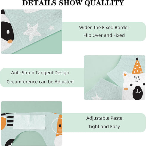 Baby Disposable Feeding Bibs 25pcs, Self Feeding Food Crumb Catcher, Leakproof Large Travel Bib for 6-18 Months