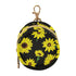 YETTASBIN Sunflowers Portable Pacifier Holder Case with Metal Hook Buckle & Zipper for
