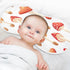 YETTASBIN Mushroom Muslin Baby Burp Cloth, Super Soft Absorbent Cotton Burp Rag Baby Bibs Feeding Cloth for Newborn