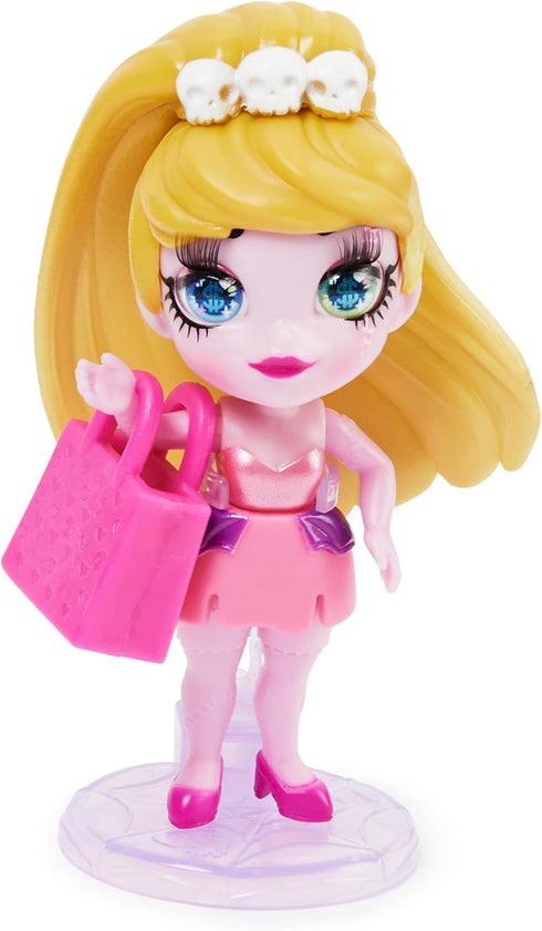Surprise Collectible Zombie Figure, Doll Accessories & Coffin, 3.5-inch, Kids Toys for Girls