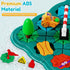 3 4 5 6 7 8 STEM Board Games Kids Toys, Maze Brain Teaser Puzzles Learning Games, Logic Road Track Building Blocks
