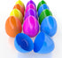 6 Inch 12-Pack 6" (12-Pack) Jumbo Fillable Easter Eggs, Colorful Bright Plastic Easter Eggs, Perfect for Easter Egg