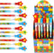 Tiny Mills 24 Pcs Building Blocks Brick Multi Point Stackable Pencil with Eraser for Birthday Party Favor Prize