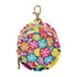 PYBUG Candy Round Pacifier Storage Case, Polyester & TPU Lined with Hook Buckle,