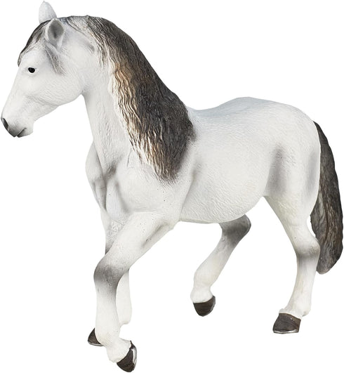 MOJO Andalusian Grey Realistic Horse Toy Replica - Hand Painted Figurine
