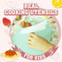 JOY TOWN Set JoyTown Kids Cooking and Baking with Storage Case Real Cooking Supplies with Cookbook, Knives, Timer, Kids