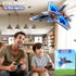 8-16, 360 8-12, 3 Foam Remote Control Airplanes, RC Planes with Light, RC Airplane Fighter Jet for Kids Adults Flip