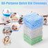 Cloths,16 Pack,12x12 Inches,(Pink,Green,Blue,White) MUKIN Baby Washcloths and Burp