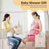 Vegan Leather Portable Changing Pad, Waterproof Compact Baby Mat, Foldable Travel Diaper Pad, Olive Branch with Strap,