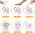 Interactive Walking Plush Puppy Toy, Realistic Robot Dog with Wagging Tail and Grooming Set for Kids Age 3+