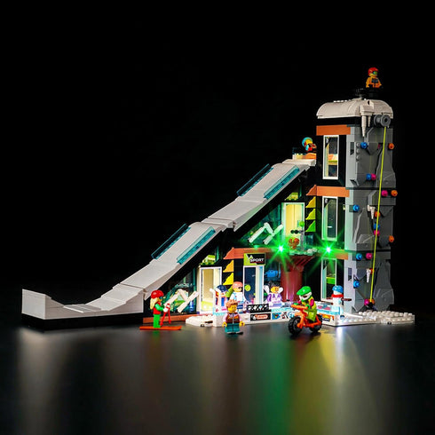 VONADO LED Light Kit for Lego Ski and Climbing Center 60366, DIY Creative Lighting Set Accessories