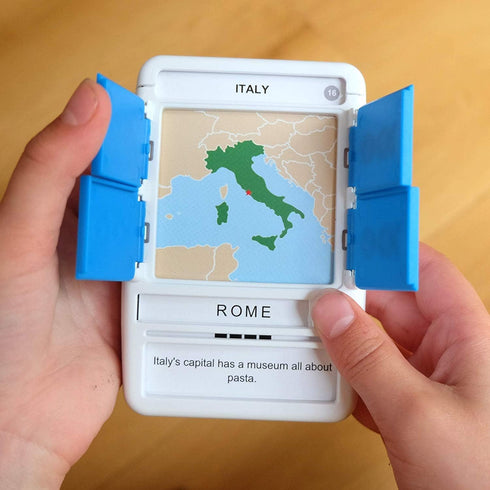 100 PICS Italy Quiz Game - Educational Travel Trivia Flash Card Puzzle Games for Smart Kids, POP08007