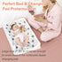Baby Diaper Changing Pad, 21 5/8" x 31.5" Waterproof Liners, Reusable Soft and Absorbent Portable Mat