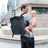 WELLDAY Backpack, Diaper Bag Dragon Scales Baby Diaper Bag - Waterproof Multifunction Travel Diaper Bag with Pacifier