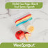 WeeSprout Silicone Baby Spoons, First Stage Infant Feeding Utensils with Soft-Tip, Set of 3