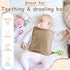 0-4 Hercicy Full Coverage Pullover Toddler Baby Bibs Terry Cloth Bibs with Snap Button for Years Unisex Feeding