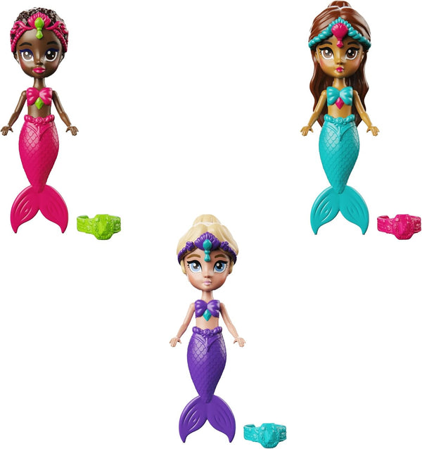SwimWays Floating Mermaid Toys - Kids Pool Accessories & Swimming Pool Toys for Ages 5 & Up, 3-Pack