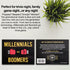Millennials vs Boomers Trivia Card Game - The Imagineering Company, 200+ Questions to Test Your Generational IQ