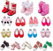 TOYYSB 6 Pairs Doll Shoes Fits 14.5 Inch Doll American Wellie Wishers Dolls