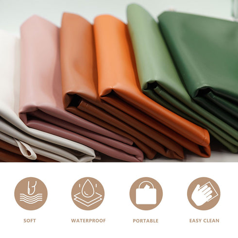 2 Pack (67-09) Portable Diaper Changing Pad for Baby, Wipeable Baby Changing Mat for Travel or Home, Foldable Mat Fits