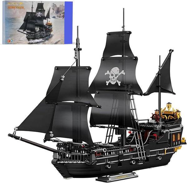 1424PCS Pirate Ship Building Blocks Toys, Creator Architecture Corsair Set, Great for 6+ Boys, Girls, Adults