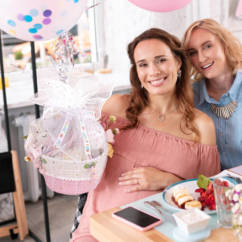 Baby Girl Gifts Basket,Baby Shower Gifts for Girls,New Born Baby Girls Gift,Baby Girl Gift Basket,Gender Reveal