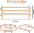 40PCS Plastic Horse Fence Toys Farm Barn Corral Fencing Accessories Playset for Paddock Horse Stable Horse Figures, Horse Toys Panel Accessories Gift for Toddlers Kids