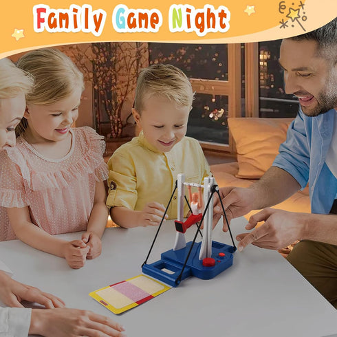 Gymnastics Challenge Game, Fun Toy for Girls & Boys Ages 8+, Ideal Table Game for Active Kids