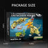 2-in-1 626 6-12 MENTOJOY Pterosaur & Crocodile Building Blocks Model- Pcs Jurassic STEM Toy | Kids Ages
