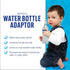 Baby Buddy AquaSip Silicone Water Bottle Spout Adapter, White, 2 Pack, Spill Proof, Reusable, BPA Free