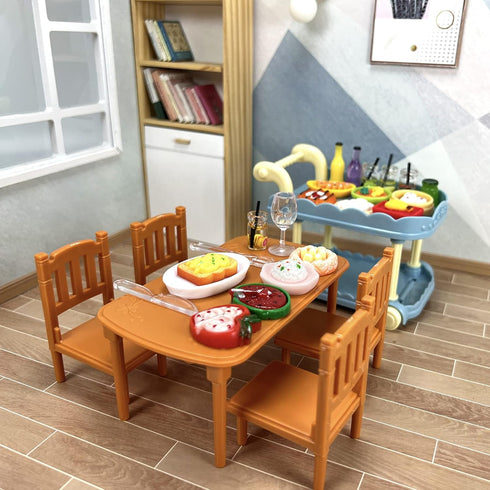 200pcs Miniature Landscape Food Drinks Bottle, Mini Toys Doll House Kitchen Play Resin Accessories for Cooking Game