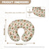 ZDCUSTOM Nursing Carseat Canopy Pillowcase Breastfeeding Cover for Infant Girl & Boy, Highland Cow Cactus Stretchy Car