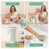 Momcozy 18 Countertop Baby Bottle Drying Rack for Bottles, Space Saving Vertical Rack for Baby Accessories & Pump