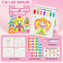 25 2 Set, Shuttle Art Paint with Water Coloring Book for Kids, Princess Themed Pages with Brushes, Mess-Free Watercolor
