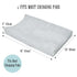 Cute Castle (2 Pack Changing Pad Cover - Ultra Soft Bean Dot Plush Changing Table Covers Breathable Baby Changing Pad